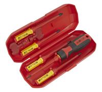 Sealey Screwdriver Set AK61280 – 8pc Interchangeable – VDE Approved