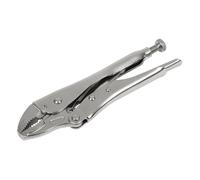 Sealey AK6820 Locking Pliers Curved Jaws 185Mm 0-38Mm Capacity