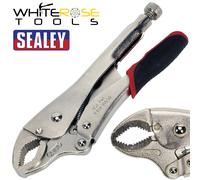 Sealey Premier Locking Pliers Mole Sure Grips 220mm Xtreme Grip Quick Release