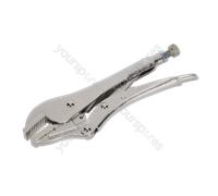 Sealey Premier Locking Pliers Straight Jaws 185mm 0-30mm Capacity