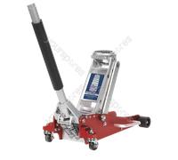 Sealey Premier Low Profile Aluminium Trolley Jack with Rocket Lift 1.5 Tonne