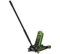 Sealey Premier Low Profile Trolley Jack with Rocket Lift 4 Tonne - Green 4040AG
