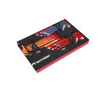 Sealey Allen Key Hex Set Premier Master AK7179 – 27pc Foam Module Tray