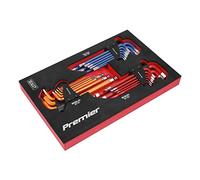 Sealey Allen Key Hex Set Premier Master AK7179 – 27pc Foam Module Tray