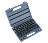 Sealey AK681 Impact Socket Set 32pc Standard/deep 3/8" & 1/2"sq Dr...