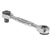 Sealey Premier Micro Ratchet Bit Driver & Wrench 1/4" Sq & 1/4" Hex Drive - AK6972