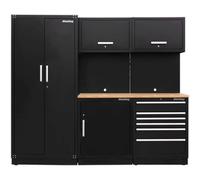 Sealey Premier MSS Oak Worktop Storage System Combo 2480mm 690mm 2110mm
