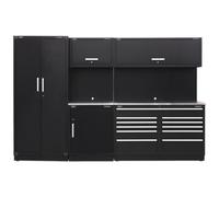 Sealey Premier Modular Storage with full height cabinet Stainless Steel Worktop