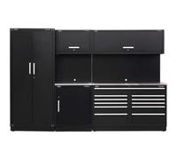 Sealey Premier MSS Stainless Steel Worktop Storage System Combo 3255mm 690mm 2110mm