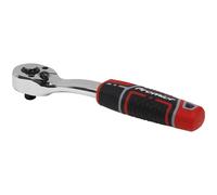 Sealey Ratchet Wrench Premier Pear-Head AK8937 Offset 1/4" Sq Drive Flip Reverse
