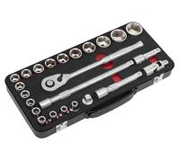 Sealey AK7924 Socket Set 1/2inSq Drive 24Pc - Premier Platinum Series