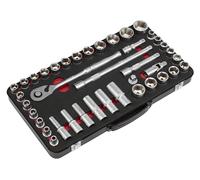 Premier Socket Set 1/2"Sq Drive 40pc - Metric/Imperial - Premier Platinum Series