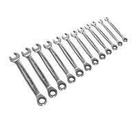 Sealey AK63922 Ratchet Combination Spanner Set 12Pc - Metric - Platinum Series