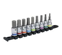 Sealey Hex Socket Bit Set AK6250 9pc 3/8" Sq Drive Platinum