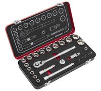 Sealey Socket Set 3/8"Sq Drive 31pc - Premier Platinum Series