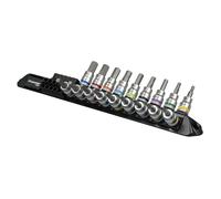 SS Premier Platinum Series Hex TRX-Star Socket Bit Set 3/8"Sq Drive 18pc AK6252
