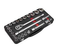 Sealey Socket Set AK7924 - 24pc 1/2" Sq Drive - Premier Platinum Series