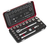 Sealey Socket Set 3/8"sq Drive 31Pc - Premier Platinum Series Ak7921