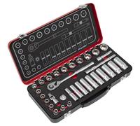 Sealey Socket Set Premier Platinum Series AK7922 3/8" Sq Drive 32pc