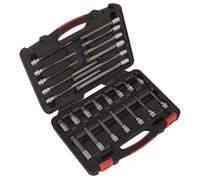 Sealey AK89002 Spline Socket Bit Set 26Pc 3/8inSq Drive - Platinum Series