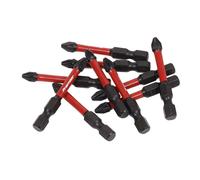 Sealey Premier Pozi Impact Power Tool Bits #2 x 50mm 10pc AK8275