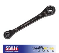 Premier Black 4-in-1 Reversible Lock-On™ Ratchet Ring Spanner - AK63923