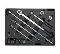 Sealey Premier Ratchet, Torque Wrench, Breaker Bar & Socket Adaptor Set TBT32