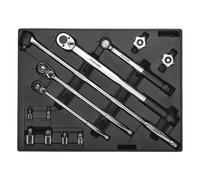 Sealey Premier Ratchet, Torque Wrench, Breaker Bar & Socket Adaptor Set with Too