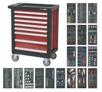 Sealey AP2408TTC08 Rollcab 8 Drawer With Ball-Bearing Slides & 707Pc Tool Kit