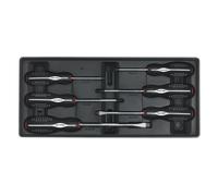 Sealey Tool Tray with Screwdriver Set TBT14 6-Piece