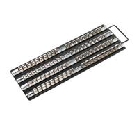 Sealey AK271B Socket Rail Tray Black 1/4in 3/8in & 1/2inSq Drive