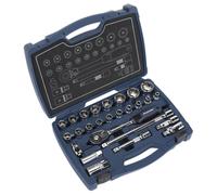 Sealey AK8992 Premier Socket Set 1/2"Sq Drive 26pc
