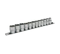 Sealey AK2682 Socket Set 12Pc 3/8inSq Drive 12Pt Walldrive® Metric