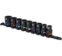 Sealey Premier Socket Set Metric 10 - 24mm 9pc 1/2" Drive Impact 6 Point