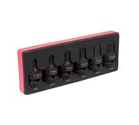 Sealey Premier Spline Impact Socket Bit Set 1/2"Sq Drive 6pc AK5608