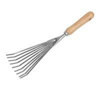 Sealey Gtwh001 Premier Leaf Hand Rake With Ash Handle & Stainless Steel Tines