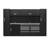 Sealey Premier™ Storage System with Hardwood Worktop 3.55m APMSCOMBO7W