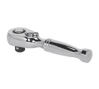 Sealey Premier Stubby Pear-Head Ratchet Wrench with Flip Reverse 3/8"Sq Drive AK