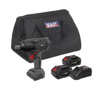 Sealey Premier SV20 Series 1/2"Sq Drive Brushless Cordless Impact Wrench Kit 20V