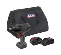 Sealey Premier SV20 Series 1/2"Sq Drive Brushless Cordless Impact Wrench Kit 20V