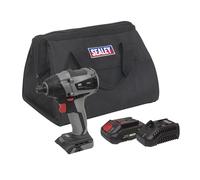 Sealey Premier SV20 Series 1/4"Hex Brushless Cordless Impact Driver Kit 20V 2Ah