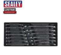 Sealey Premier TBT01 Tool tray with combination spanner set 13pc metric