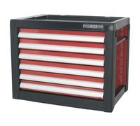 Sealey Topchest 6 Drawer with Ball Bearing Runner Tool Chests Tool Cabinet