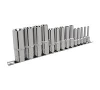 Sealey TRX-Star Socket Set 14pc Deep 1/4", 3/8" & 1/2"Sq Drive E4-E24