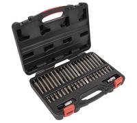 Sealey AK21942P Trx-Star*/Hex/Spline Bit Set 42Pc 3/8in & 1/2inSq Drive