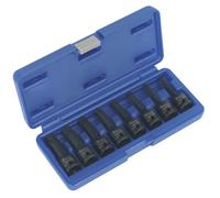 Sealey Premier TRX-Star Impact Socket Bit Set 1/2"Sq Drive 8pc