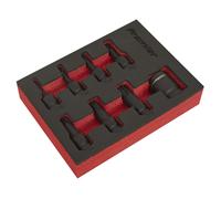 Sealey Impact Socket Bit Set AK5621 - 8pc 3/8" Sq Drive TRX-Star