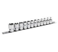 Sealey Torx Socket Set TRX-Star* 12 Piece 3/8" Square Drive E4-E20
