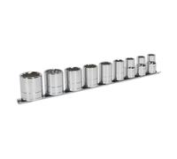 Sealey AK2677 Socket Set 9Pc 1/2inSq Drive Whitworth