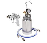 HVLP Pressure Pot System with Spray Gun & Hoses 1.7mm Set-Up